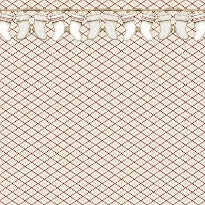 Nordic Christmas Collection The Stockings Were Hung 12 x 12 Double-Sided Scrapbook Paper by SSC Designs - 15 Pack