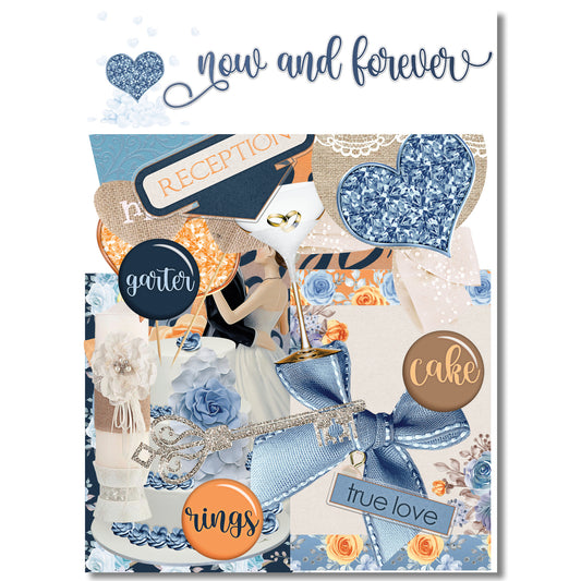 Now & Forever Collection Laser Cut Scrapbook Ephemera Embellishments by SSC Designs - 3 Packs