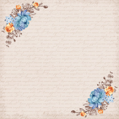 Now & Forever Collection Blushing Bride 12 x 12 Double-Sided Scrapbook Paper by SSC Designs - 15 Pack