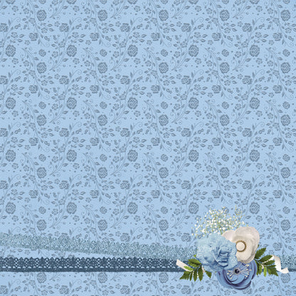 Now & Forever Collection Classic Lace 12 x 12 Double-Sided Scrapbook Paper by SSC Designs - 15 Pack