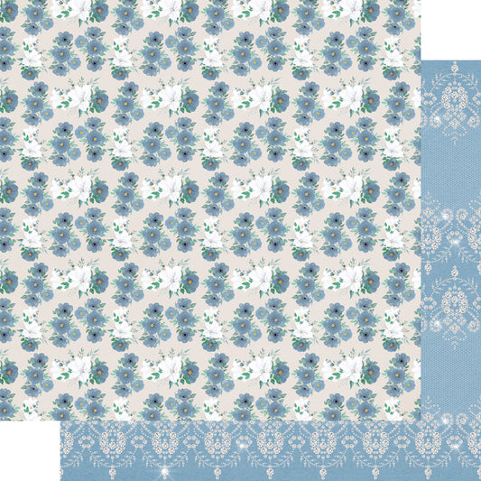 Now & Forever Collection Timeless Romance 12 x 12 Double-Sided Scrapbook Paper by SSC Designs - 15 Pack
