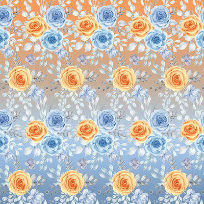 Now & Forever Collection Peach Petals 12 x 12 Double-Sided Scrapbook Paper by SSC Designs - 15 Pack