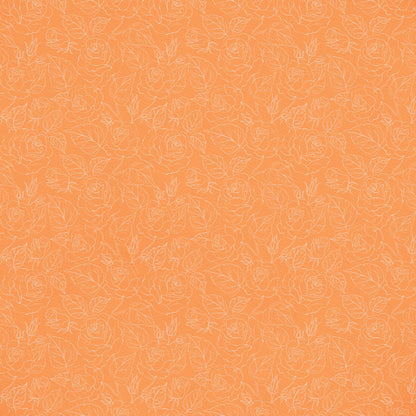 Now & Forever Collection Peach Petals 12 x 12 Double-Sided Scrapbook Paper by SSC Designs - 15 Pack