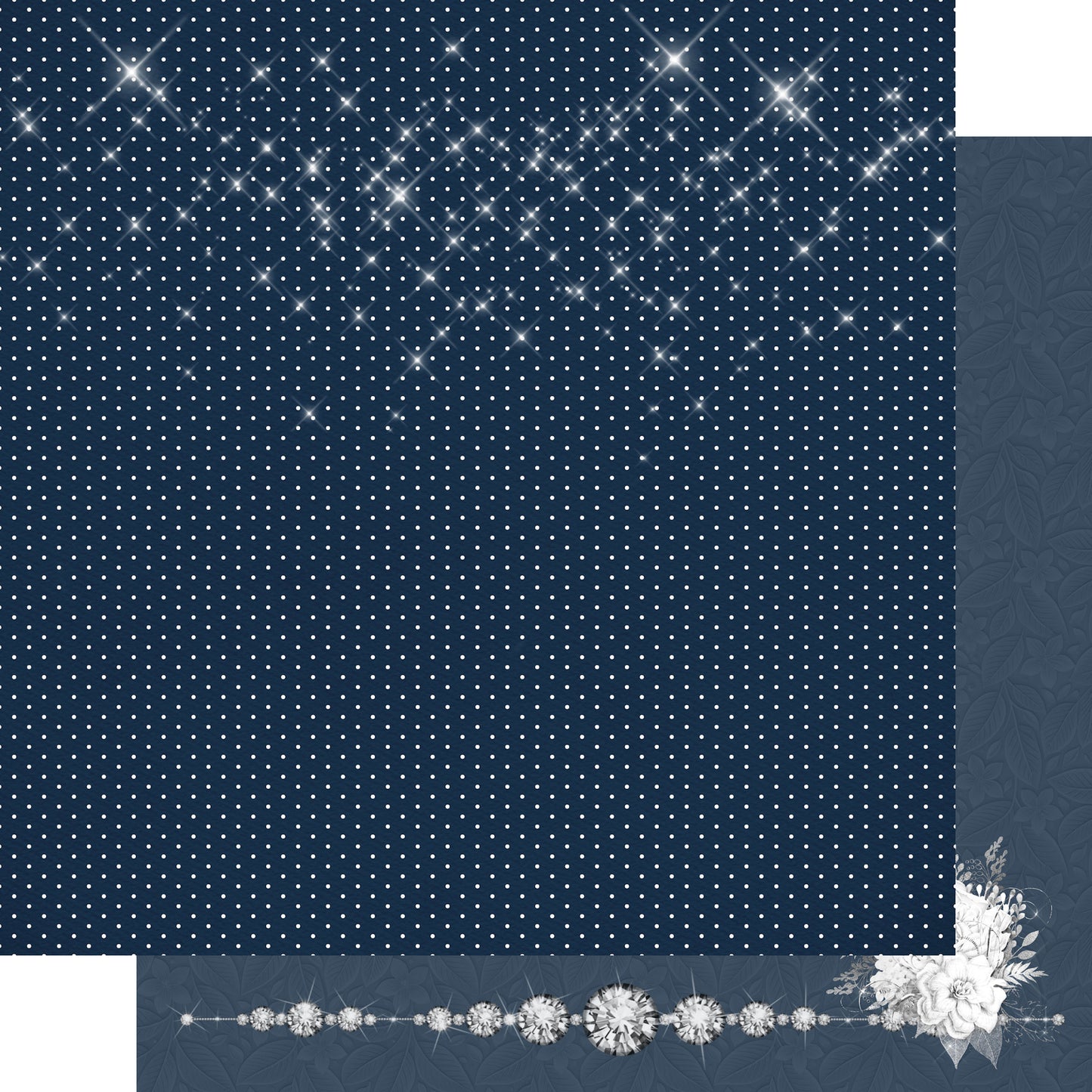 Now & Forever Collection Enchanted Evening 12 x 12 Double-Sided Scrapbook Paper by SSC Designs - 15 Pack