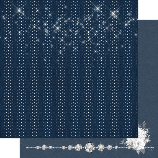 Now & Forever Collection Enchanted Evening 12 x 12 Double-Sided Scrapbook Paper by SSC Designs - 15 Pack
