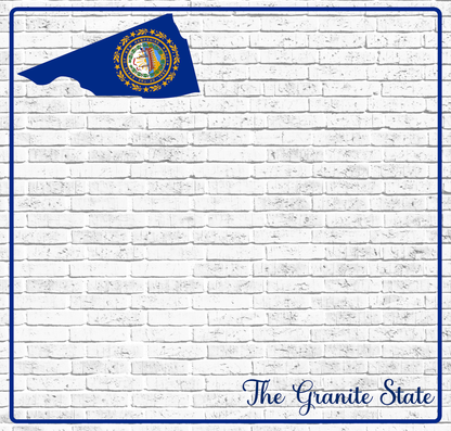 Fifty States Collection New Hampshire 12 x 12 Double-Sided Scrapbook Paper by SSC Designs - 15 Pack