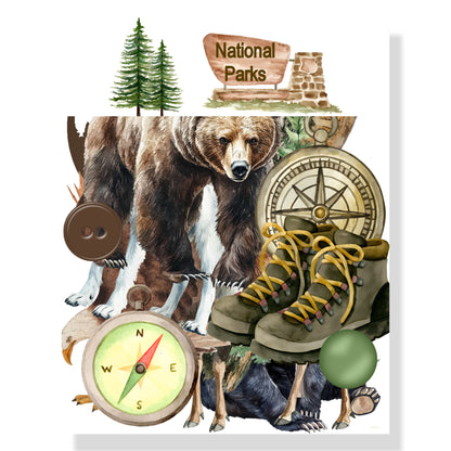 National Parks 12 x 12 Scrapbook Paper & Embellishment Kit by SSC Designs - 3 Kits