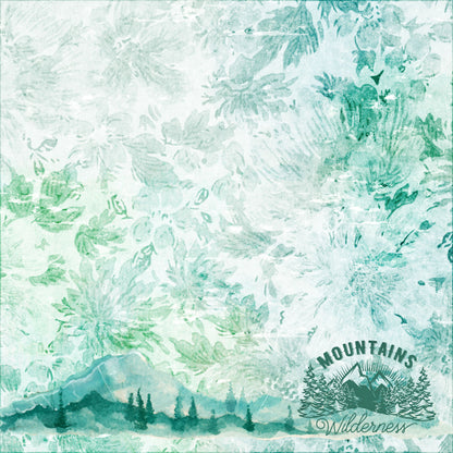 National Parks Collection Mountains & Wilderness 12 x 12 Double-Sided Scrapbook Paper by SSC Designs - 15 Pack