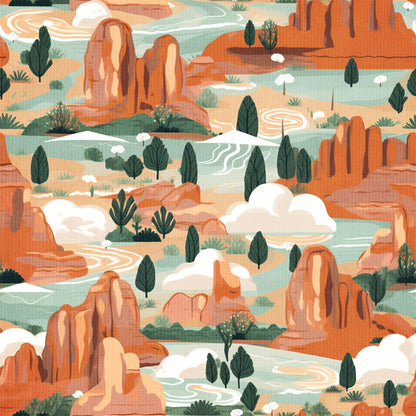 National Parks Collection Mountain Collage 12 x 12 Double-Sided Scrapbook Paper by SSC Designs - 15 Pack