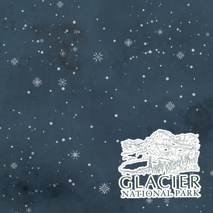 National Parks Collection Glacier National Park 12 x 12 Double-Sided Scrapbook Paper by SSC Designs - 15 Pack