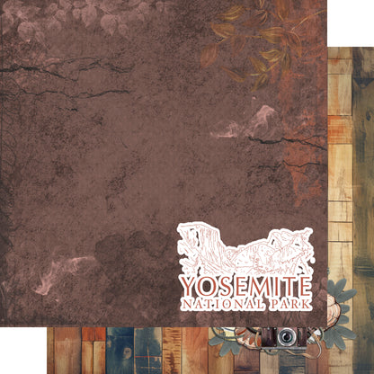 National Parks Collection Yosemite National Park 12 x 12 Double-Sided Scrapbook Paper by SSC Designs - 15 Pack