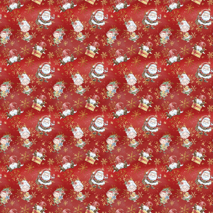North Pole Collection Sweet Mrs. Claus 12 x 12 Double-Sided Scrapbook Paper by SSC Designs - 15 Pack