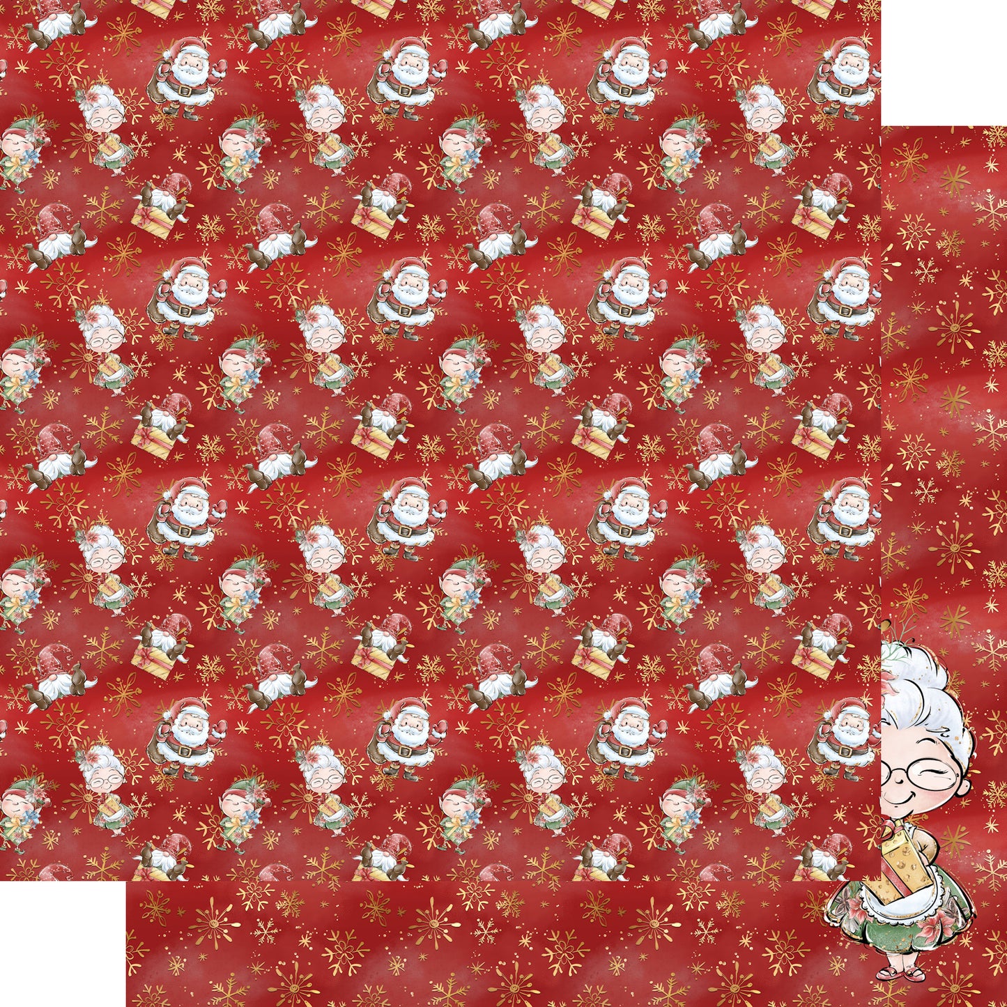North Pole 12 x 12 Scrapbook Paper & Embellishment Kit by SSC Designs - 3 Kits