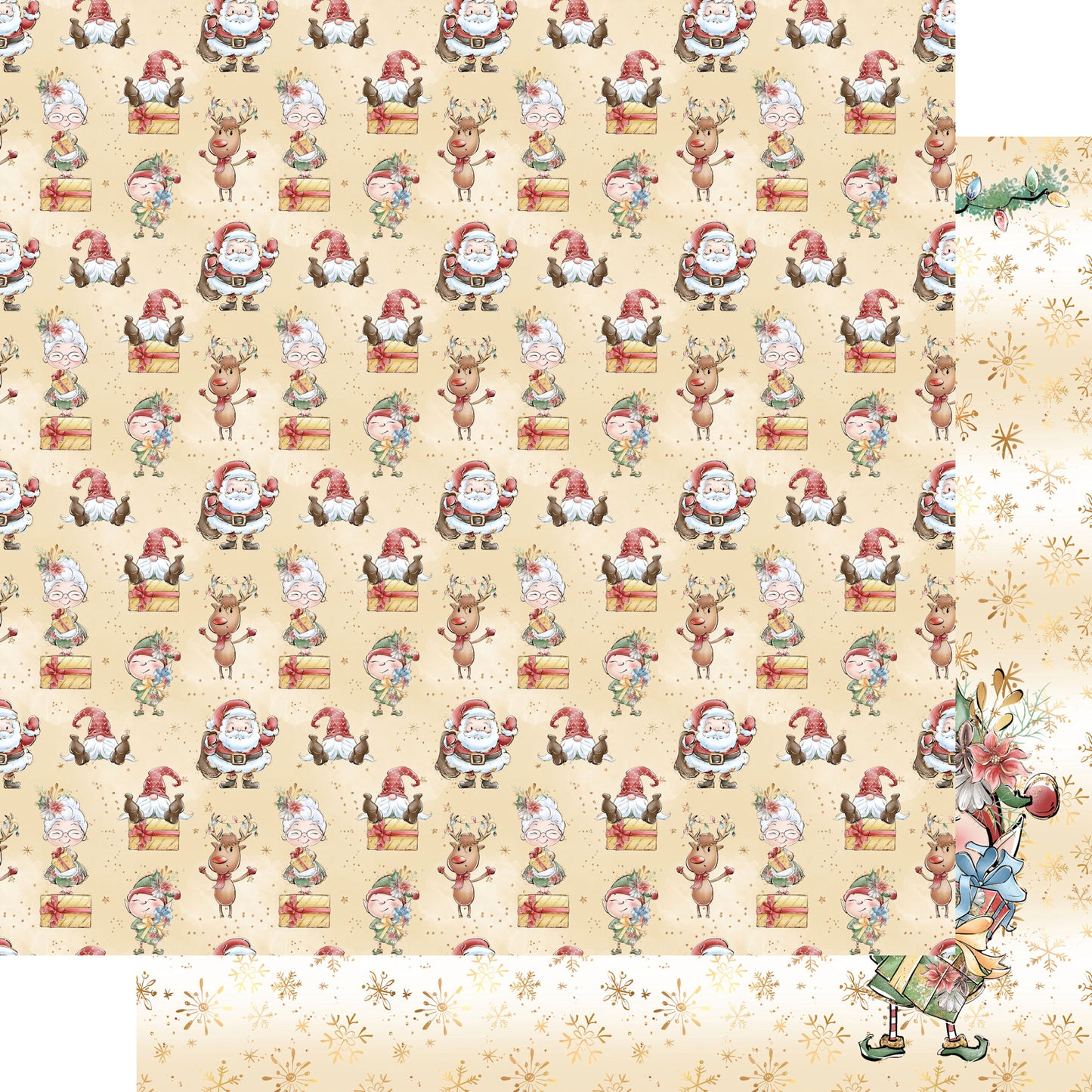 North Pole 12 x 12 Scrapbook Paper & Embellishment Kit by SSC Designs - 3 Kits