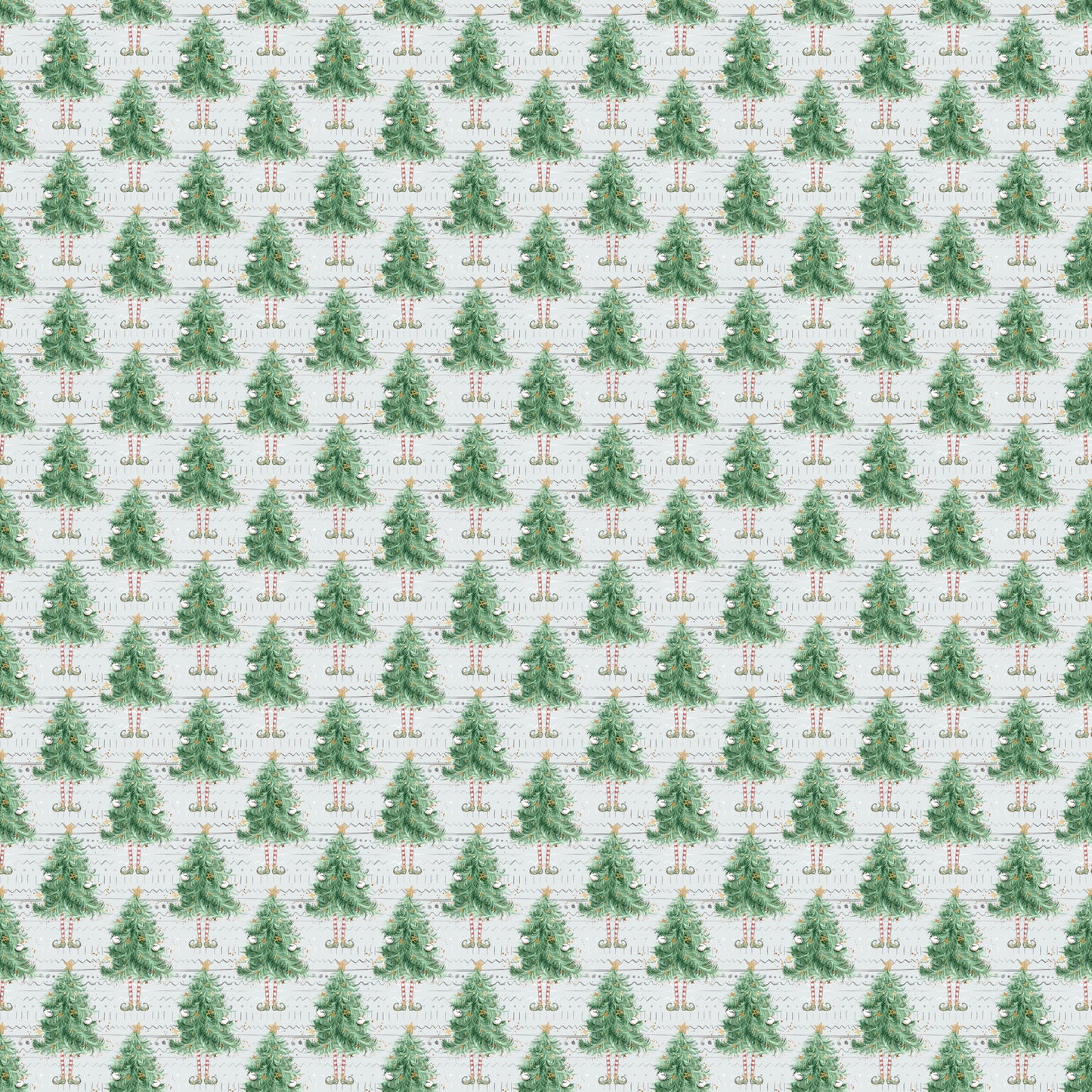 North Pole Collection Silly Christmas Trees 12 x 12 Double-Sided Scrapbook Paper by SSC Designs - 15 Pack