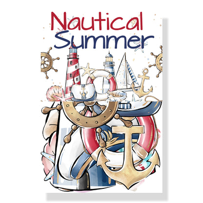 Nautical Summer 12 x 12 Scrapbook Paper & Embellishment Kit by SSC Designs - 3 Kits