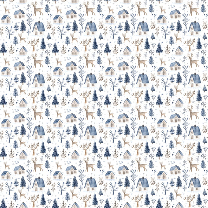 Nordic Winter Collection Nordic Nights 12 x 12 Double-Sided Scrapbook Paper by SSC Designs - 15 Pack