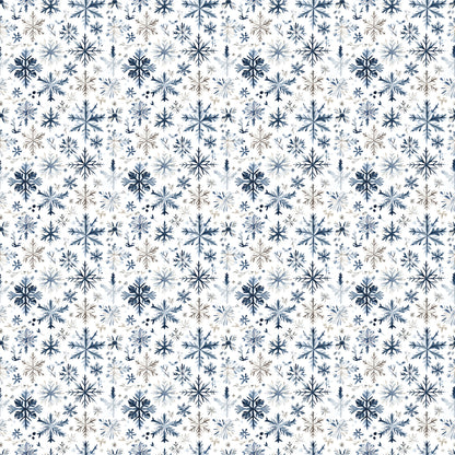 Nordic Winter Collection Snowy Fjords 12 x 12 Double-Sided Scrapbook Paper by SSC Designs - 15 Pack