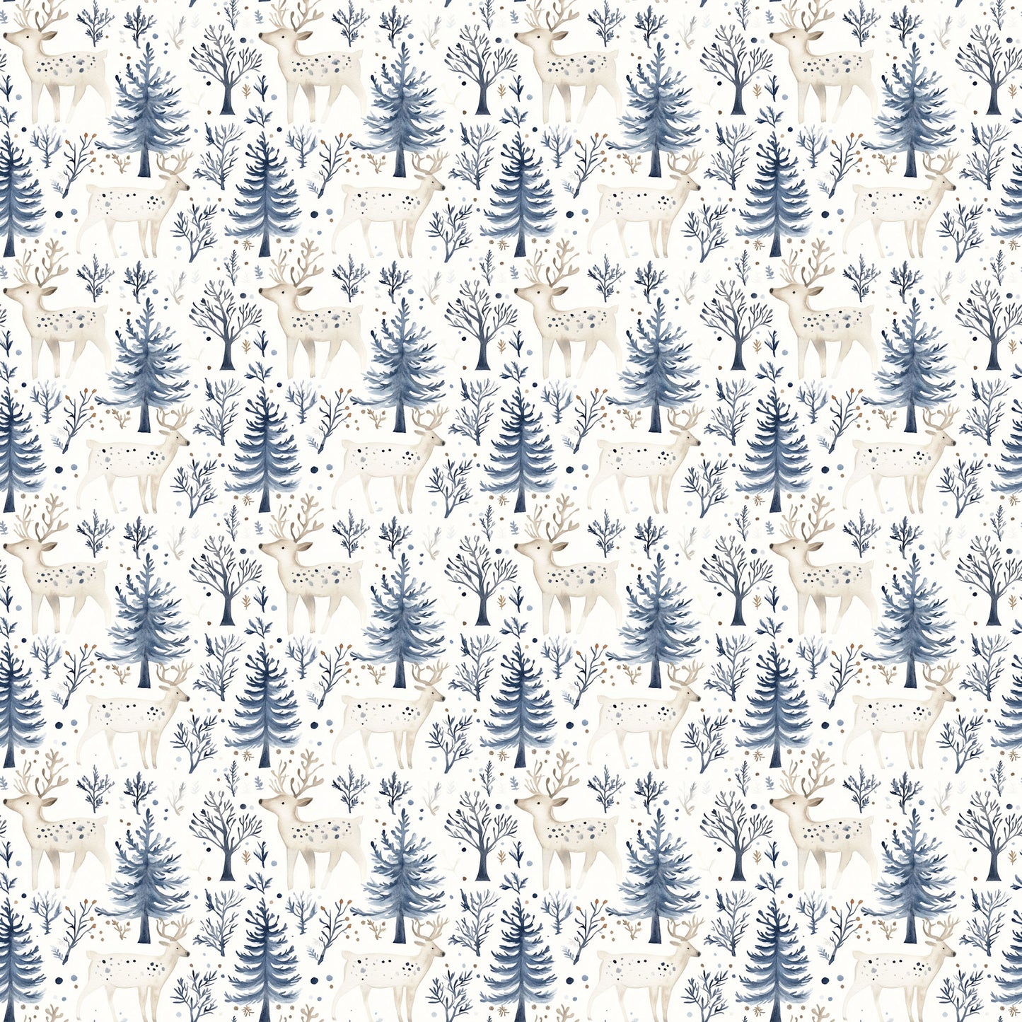 Nordic Winter Collection Frosted Pines 12 x 12 Double-Sided Scrapbook Paper by SSC Designs - 15 Pack