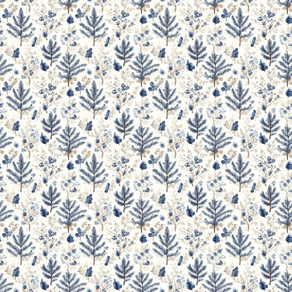 Nordic Winter Collection Frosted Pines 12 x 12 Double-Sided Scrapbook Paper by SSC Designs - 15 Pack