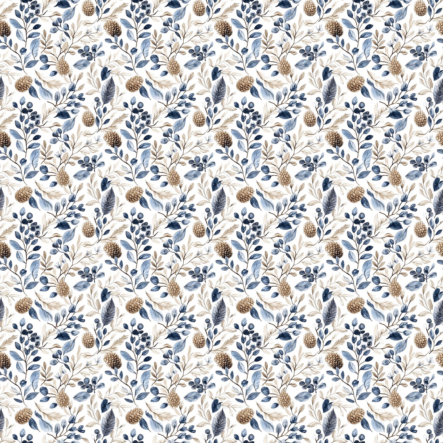 Nordic Winter Collection Arctic Glow 12 x 12 Double-Sided Scrapbook Paper by SSC Designs - 15 Pack