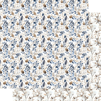 Nordic Winter Collection Arctic Glow 12 x 12 Double-Sided Scrapbook Paper by SSC Designs - 15 Pack