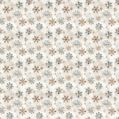 Nordic Winter Collection Silent Snowfall 12 x 12 Double-Sided Scrapbook Paper by SSC Designs - 15 Pack