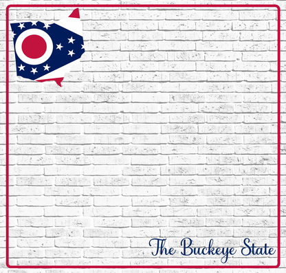 Fifty States Collection Ohio 12 x 12 Double-Sided Scrapbook Paper by SSC Designs - 15 Pack