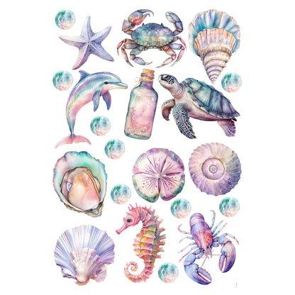 Ocean Serenity 12 x 12 Scrapbook Paper & Embellishment Kit by SSC Designs - 3 Kits