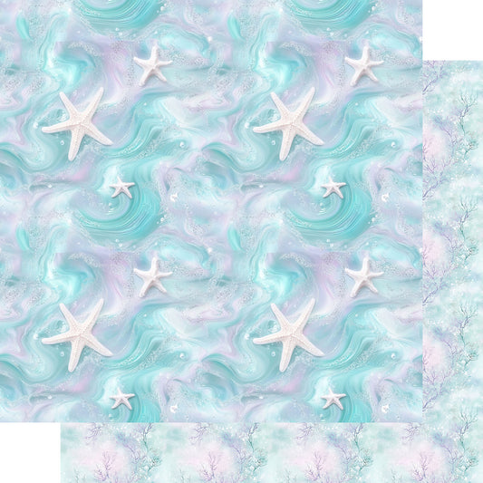 Ocean Serenity Collection Ocean Serenity 12 x 12 Double-Sided Scrapbook Paper by SSC Designs - 15 Pack