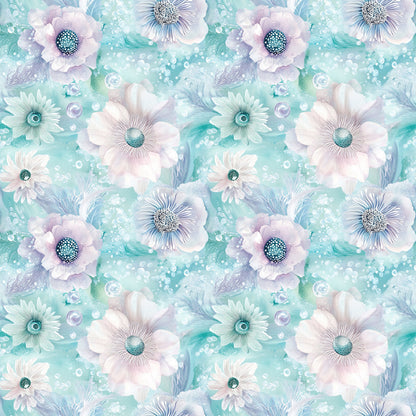 Ocean Serenity Collection Rip Tide 12 x 12 Double-Sided Scrapbook Paper by SSC Designs - 15 Pack