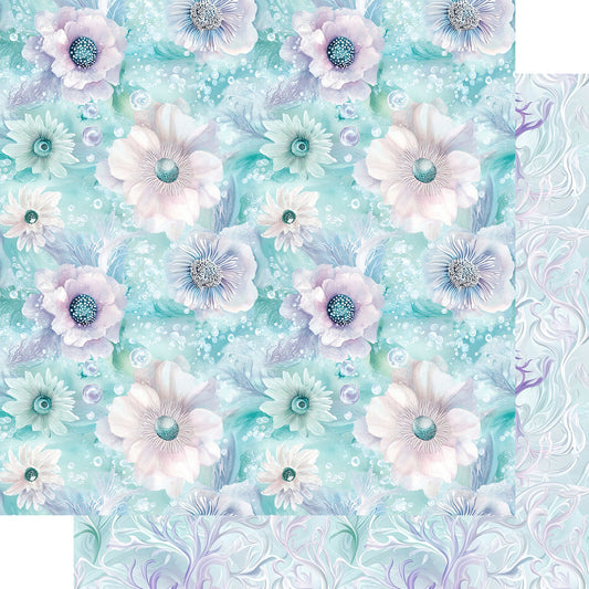 Ocean Serenity Collection Rip Tide 12 x 12 Double-Sided Scrapbook Paper by SSC Designs - 15 Pack