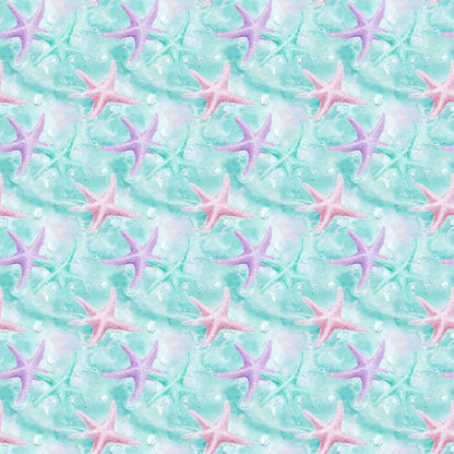 Ocean Serenity Collection Star Fish 12 x 12 Double-Sided Scrapbook Paper by SSC Designs - 15 Pack