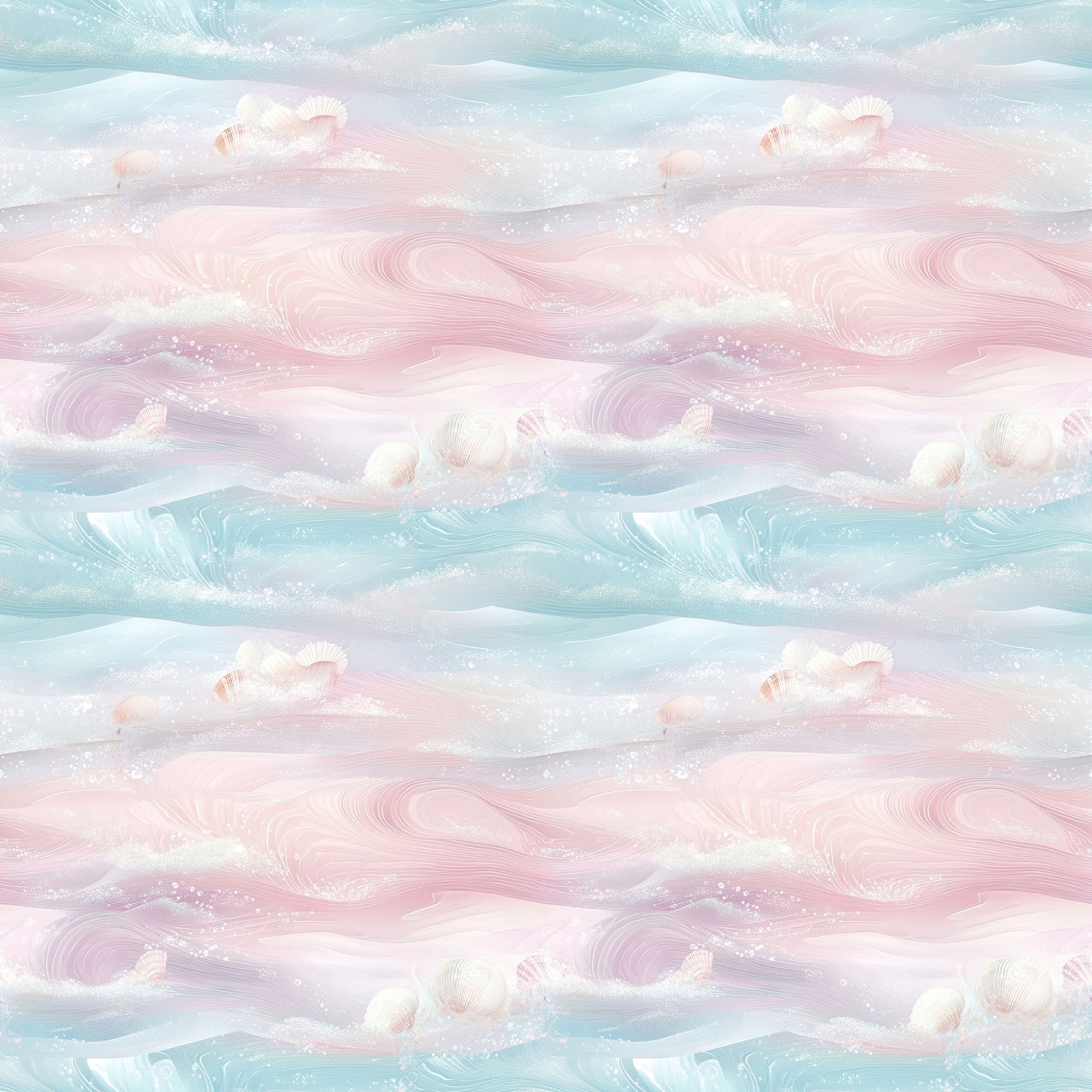 Ocean Serenity Collection Waves 12 x 12 Double-Sided Scrapbook Paper by SSC Designs - 15 Pack