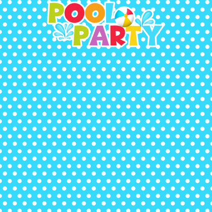 Pool Party Collection Pool Party 12 x 12 Double-Sided Scrapbook Paper by SSC Designs - 15 Pack