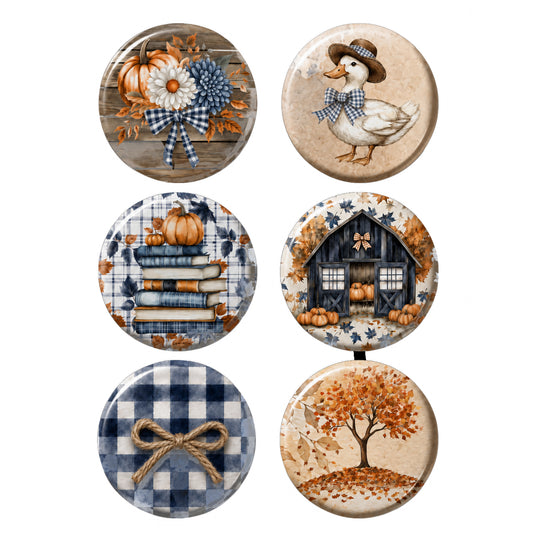 Pumpkin Cottage Collection Button Bling Scrapbook Embellishments SSC Designs - 3 Packs