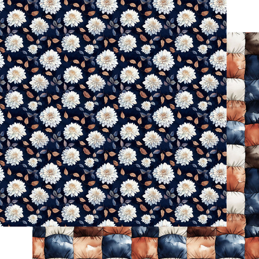 Pumpkin Cottage Collection Adorned for Fall 12 x 12 Double-Sided Scrapbook Paper by SSC Designs - 15 Pack
