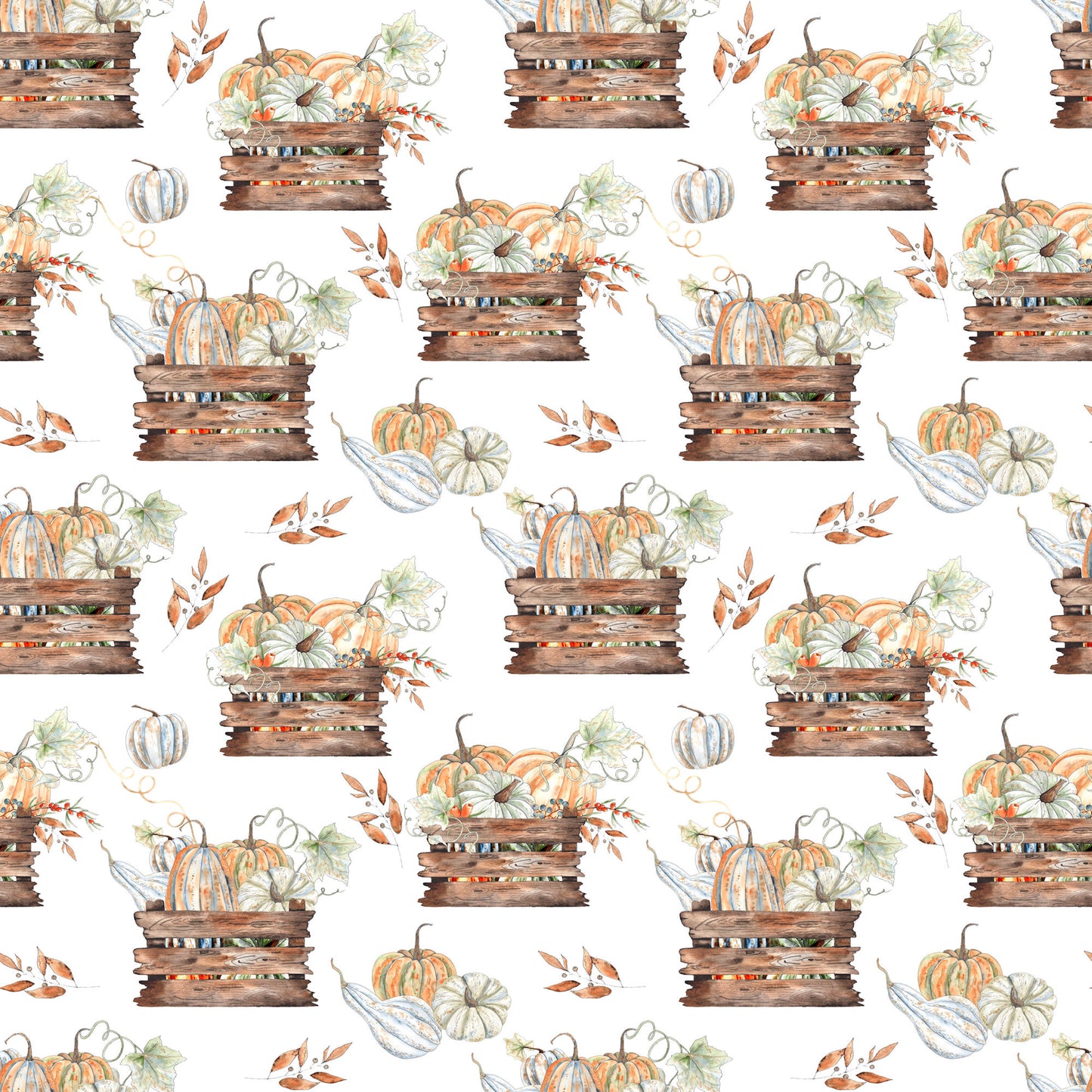 Pumpkin Patch Collection Pumpkin Harvest 12 x 12 Double-Sided Scrapbook Paper - 15 Pack