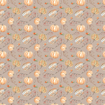 Pumpkin Patch Collection Pretty Pumpkins 12 x 12 Double-Sided Scrapbook Paper - 15 Pack