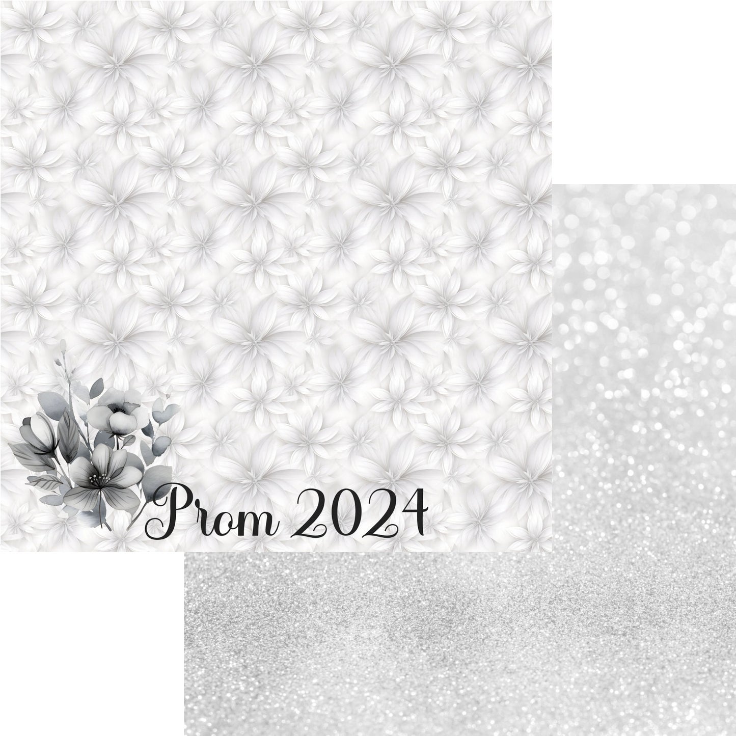 Prom Night Collection Prom 2024 12 x 12 Double-Sided Scrapbook Paper by SSC Designs - 15 Pack