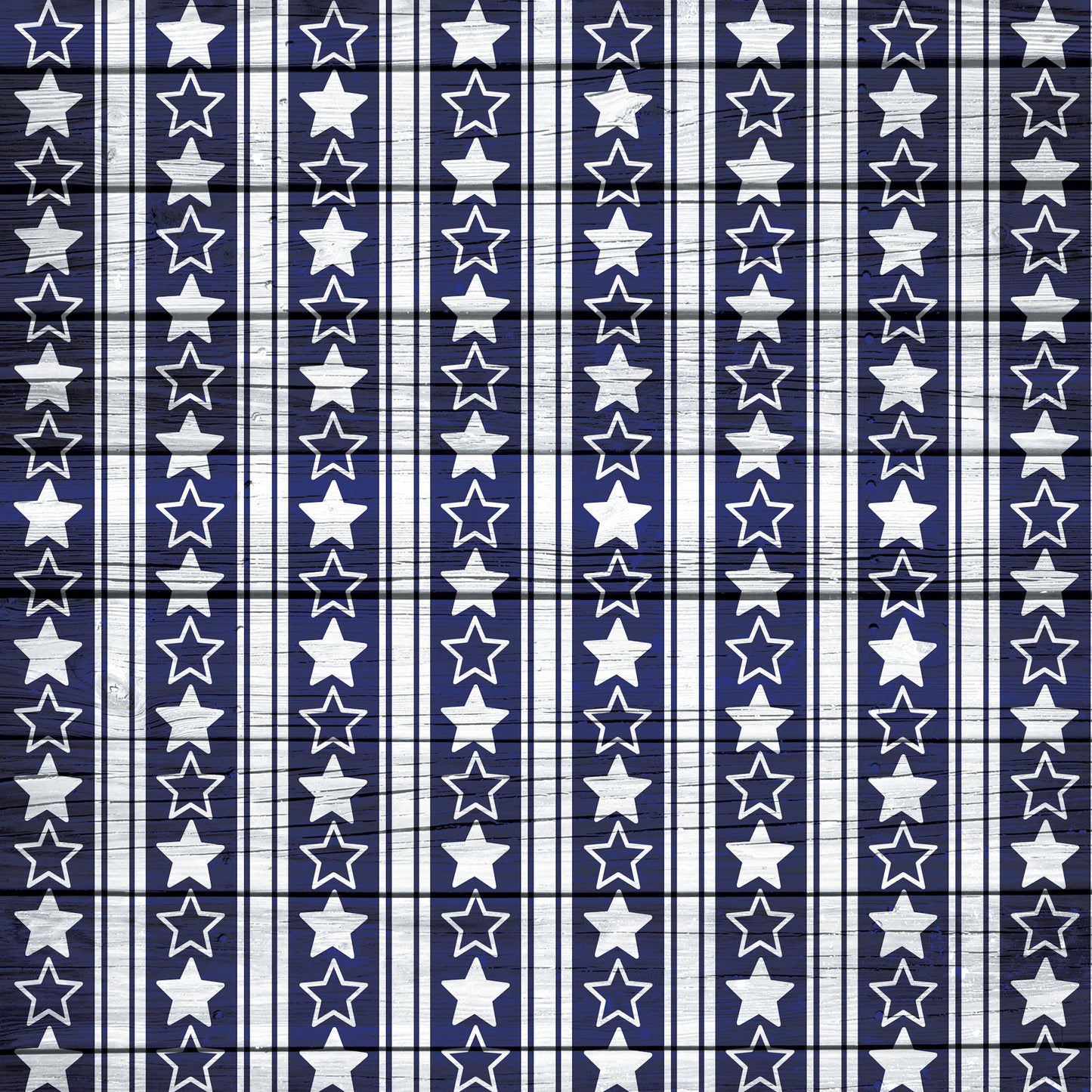 Patriotic Pups Collection Border Collie 12 x 12 Double-Sided Scrapbook Paper by SSC Designs - 15 Pack