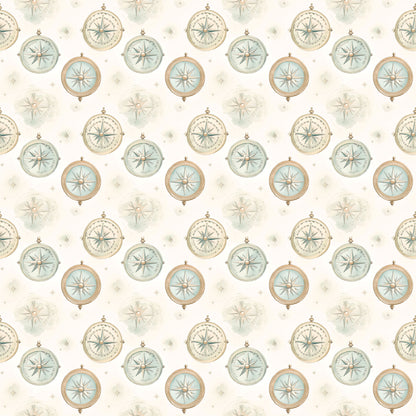 Retro Travel Collection Navigator 12 x 12 Double-Sided Scrapbook Paper by SSC Designs - 15 Pack