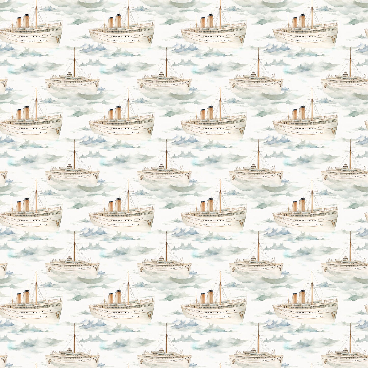 Retro Travel Collection Ocean Cruising 12 x 12 Double-Sided Scrapbook Paper by SSC Designs - 15 Pack