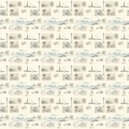 Retro Travel Collection Postcards From Paradise 12 x 12 Double-Sided Scrapbook Paper by SSC Designs - 15 Pack