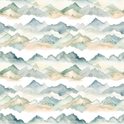 Retro Travel Collection Mountain View 12 x 12 Double-Sided Scrapbook Paper by SSC Designs - 15 Pack