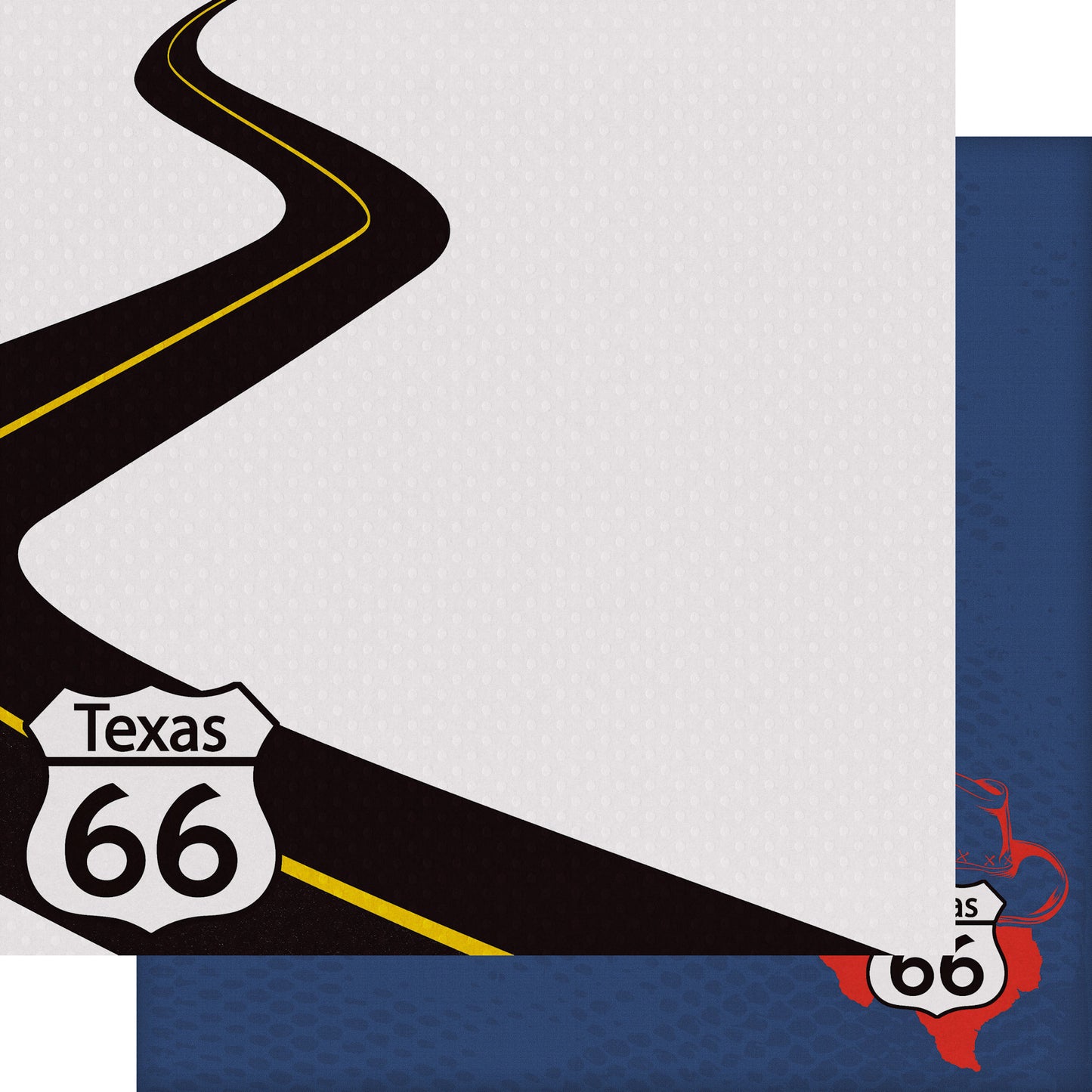 Route 66 Collection Texas Trail 12 x 12 Double-Sided Scrapbook Paper by SSC Designs - 15 Pack