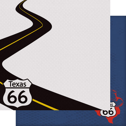 Route 66 Collection Texas Trail 12 x 12 Double-Sided Scrapbook Paper by SSC Designs - 15 Pack