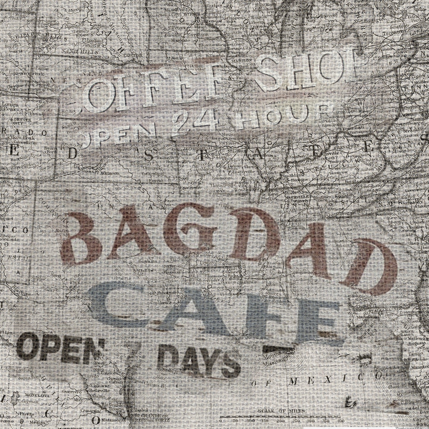Road Trip Route 66 Collection Bagdad Cafe Break 12 x 12 Double-Sided Scrapbook Paper by SSC Designs - 15 Pack