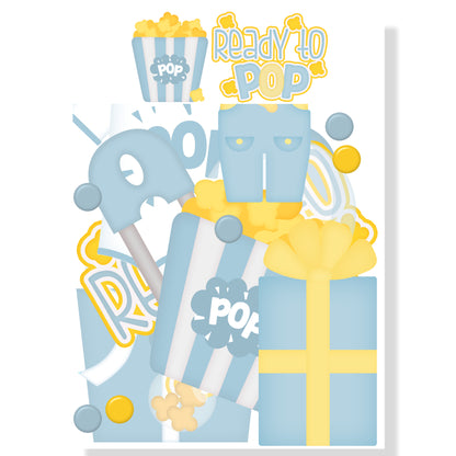 Ready To Pop Boy 12 x 12 Scrapbook Paper Pack & Embellishment Kit - 3 Kits