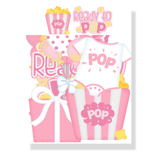 Ready To Pop Girl Laser Cut Ephemera Embellishments - 3 Packs